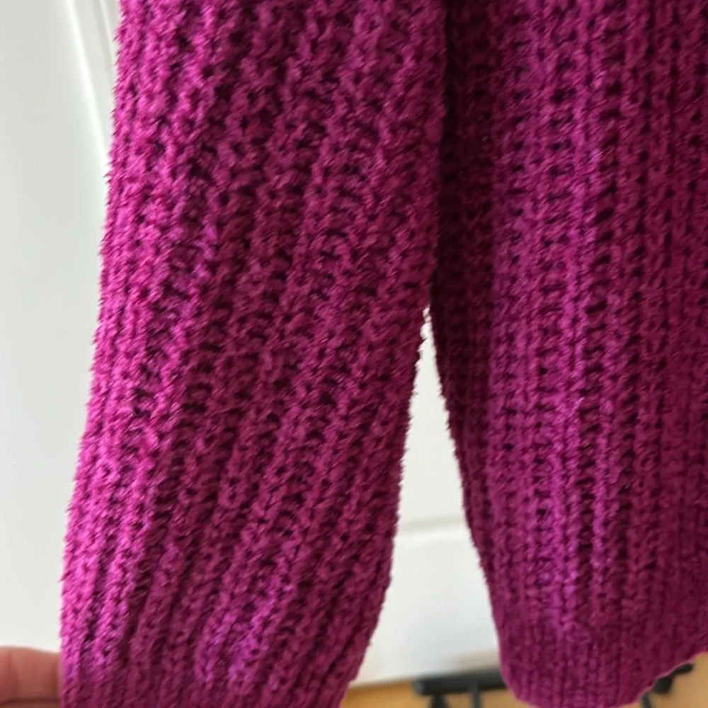 Express oversized magenta sweater